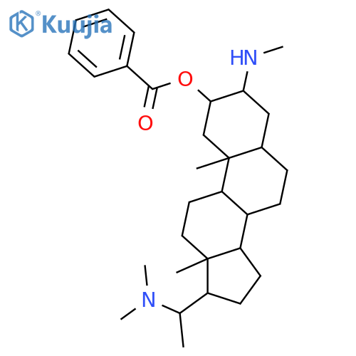 3,20-Diaminopregnan-2-ol; (2β,3β,5α,20S)-form, N3,N20,N20-Tri-Me, 2-benzoyl structure