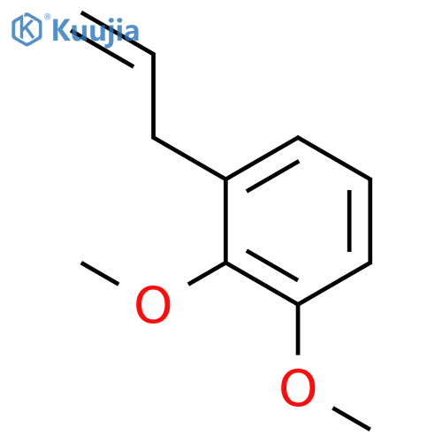1,2-dimethoxy-3-prop-2-en-1-ylbenzene structure