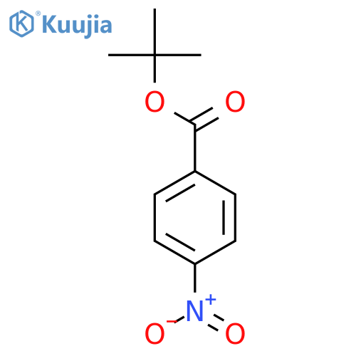 Benzoic acid, 4-nitro-,1,1-dimethylethyl ester structure