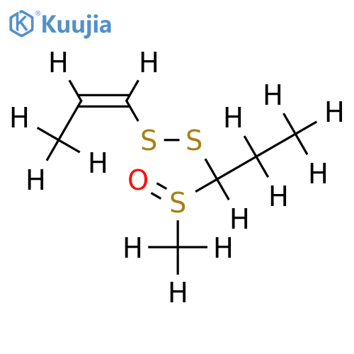 cis-3-Ethyl-2,4,5-trithia-6-octene 2-S-oxide structure