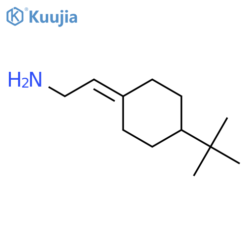 Ethanamine, 2-[4-(1,1-dimethylethyl)cyclohexylidene]- structure