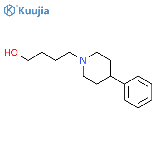 1-Piperidinebutanol, 4-phenyl- structure