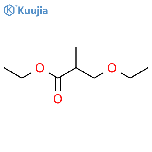 Propanoic acid,3-ethoxy-2-methyl-, ethyl ester structure