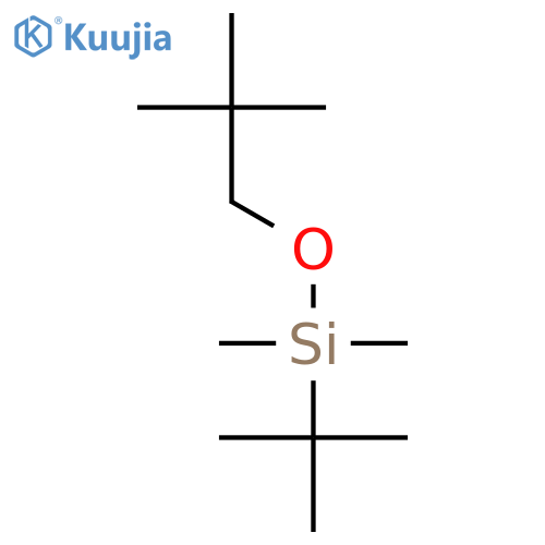 Silane, (1,1-dimethylethyl)(2,2-dimethylpropoxy)dimethyl- structure