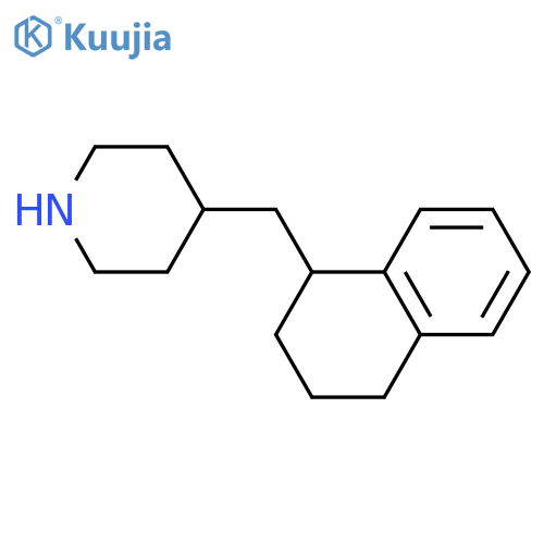 4-(1,2,3,4-tetrahydronaphthalen-1-yl)methylpiperidine structure