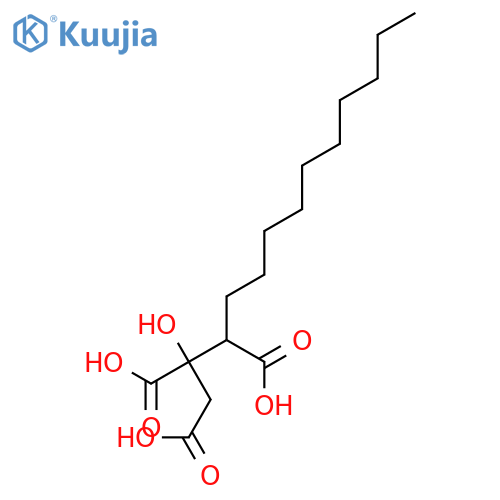 1,2,3-Tridecanetricarboxylicacid, 2-hydroxy- (8CI,9CI) structure