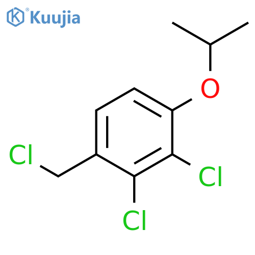 2,3-dichloro-1-(chloromethyl)-4-(propan-2-yloxy)benzene structure