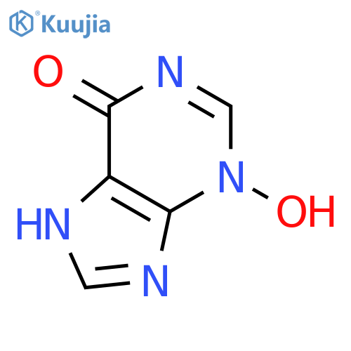 3-hydroxy-3,7-dihydro-6H-purin-6-one structure
