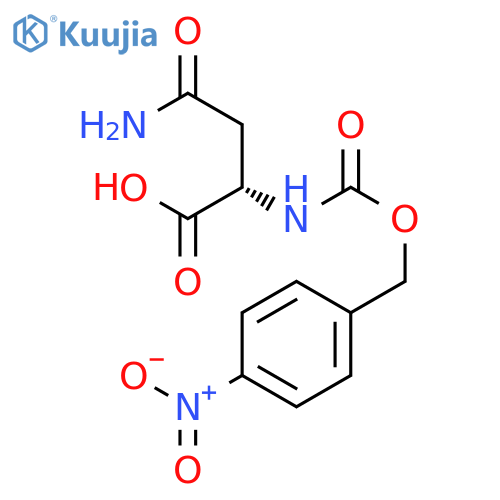 L-Asparagine, N2-[[(4-nitrophenyl)methoxy]carbonyl]- structure