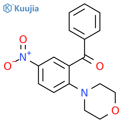 Methanone, [2-(4-morpholinyl)-5-nitrophenyl]phenyl- structure