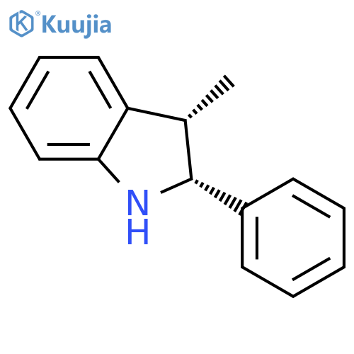 1H-INDOLE, 2,3-DIHYDRO-3-METHYL-2-PHENYL-, CIS- structure