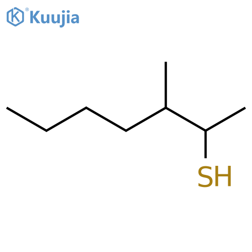 2-Heptanethiol, 3-methyl- structure