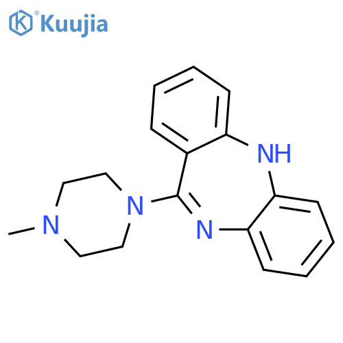 Deschloroclozapine structure