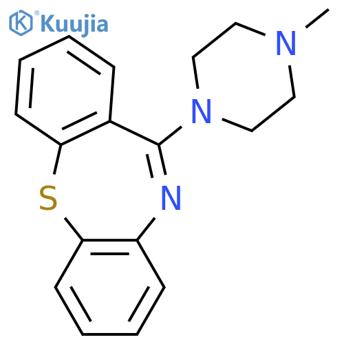 11-(4-Methyl-1-piperazinyl)dibenzob,f1,4thiazepine structure