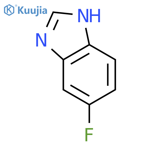 5-Fluoro-1H-benzimidazole structure