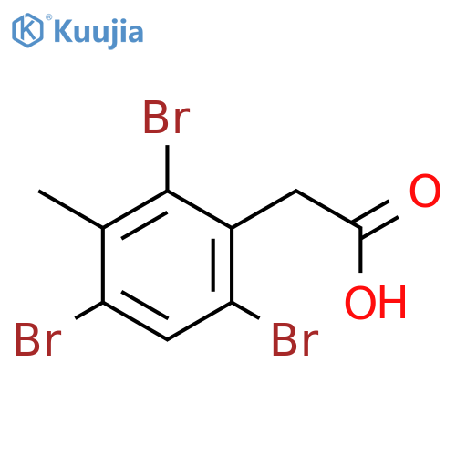 BENZENEACETIC ACID, 2,4,6-TRIBROMO-3-METHYL- structure