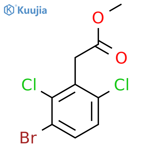 BENZENEACETIC ACID, 3-BROMO-2,6-DICHLORO-, METHYL ESTER structure