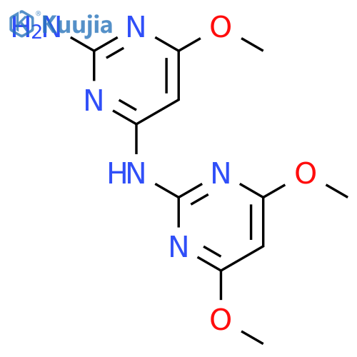 2,4-Pyrimidinediamine, N4-(4,6-dimethoxy-2-pyrimidinyl)-6-methoxy- structure