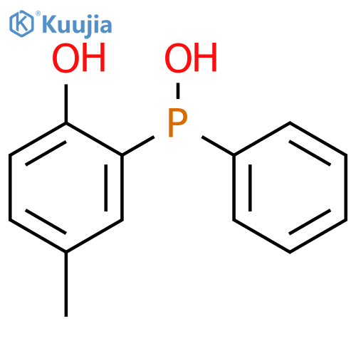 Phosphinous acid, (2-hydroxy-5-methylphenyl)phenyl- structure