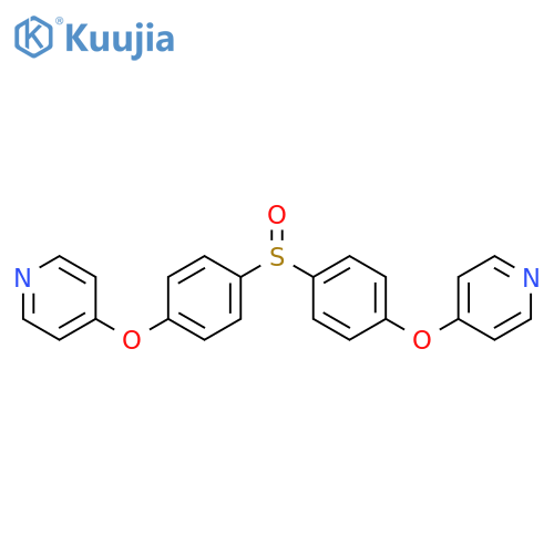 Pyridine, 4,4'-[sulfinylbis(4,1-phenyleneoxy)]bis- structure