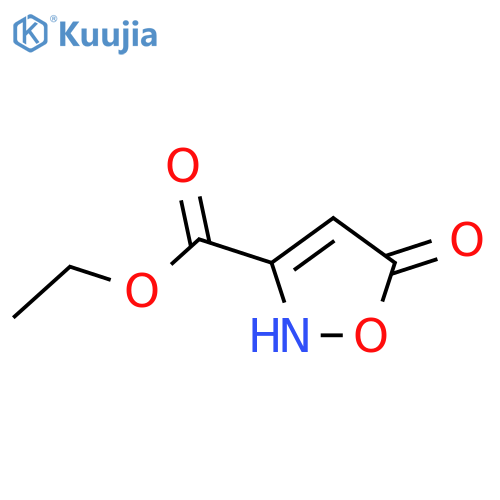 3-Isoxazolecarboxylicacid, 2,5-dihydro-5-oxo-, ethyl ester structure