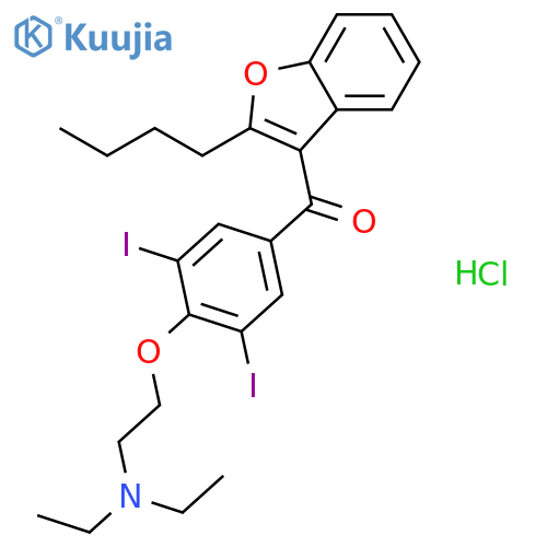 Amiodarone hydrochloride structure