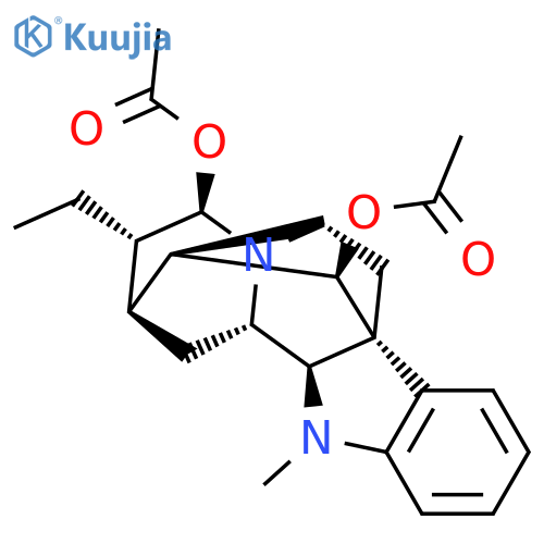 Ajmalan-17,21-diol, diacetate (ester), (17R,21α)- (9CI) structure