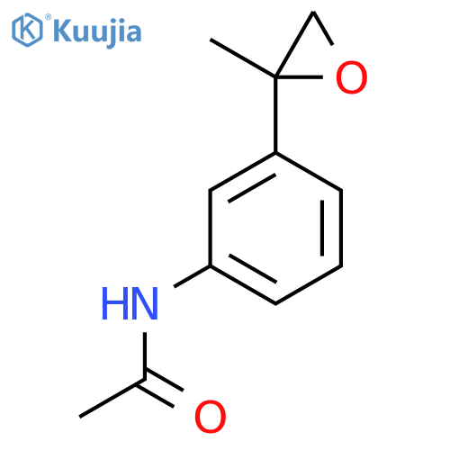 N-3-(2-methyloxiran-2-yl)phenylacetamide structure