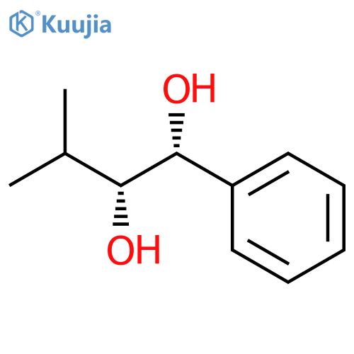 1,2-Butanediol, 3-methyl-1-phenyl-, (R*,R*)- structure
