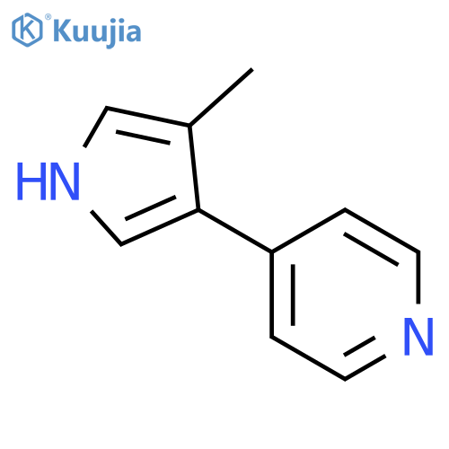 Pyridine, 4-(4-methyl-1H-pyrrol-3-yl)- structure