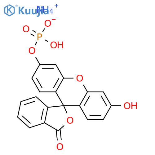 FLUORESCEIN MONOPHOSPHATE MONOAMMONIUM structure