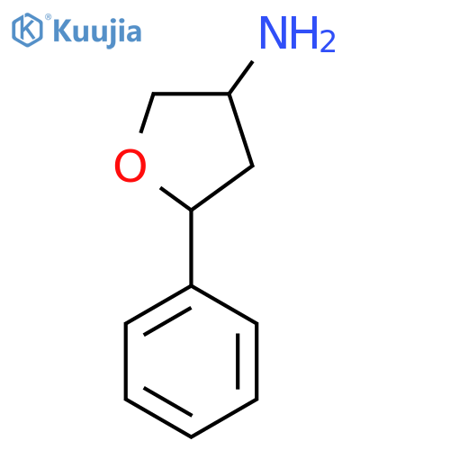 5-phenyloxolan-3-amine structure