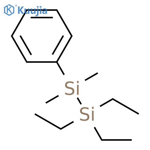 DISILANE, 1,1,1-TRIETHYL-2,2-DIMETHYL-2-PHENYL- structure
