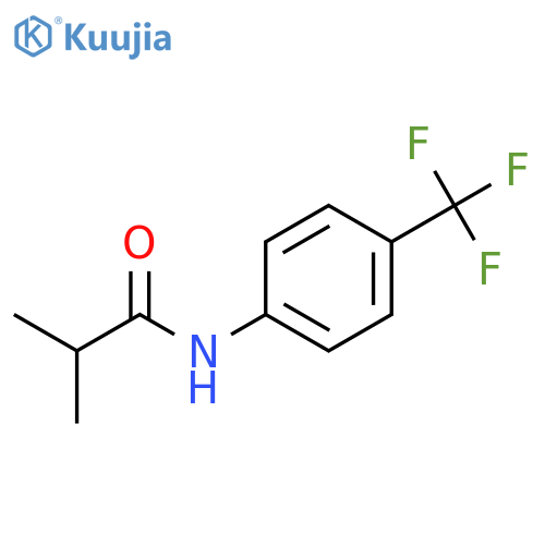 PROPANAMIDE, 2-METHYL-N-[4-(TRIFLUOROMETHYL)PHENYL]- structure