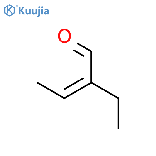 2-Butenal, 2-ethyl- structure