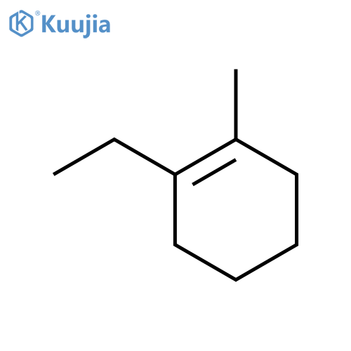 1-ethyl-2-methylcyclohexene structure