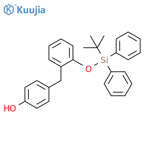 Phenol, 4-[[2-[[(1,1-dimethylethyl)diphenylsilyl]oxy]phenyl]methyl]- structure
