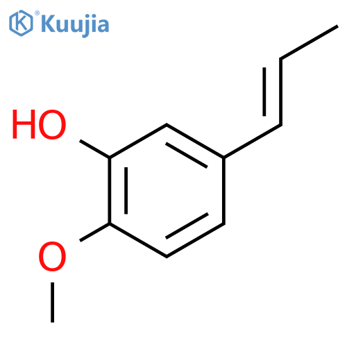 Phenol, 2-methoxy-5-(1E)-1-propenyl- structure
