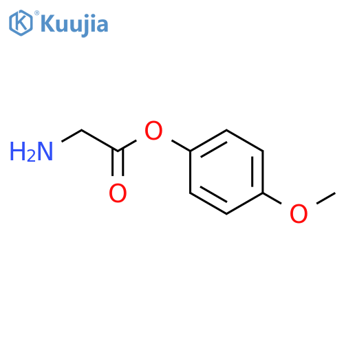 Glycine, 4-methoxyphenyl ester structure
