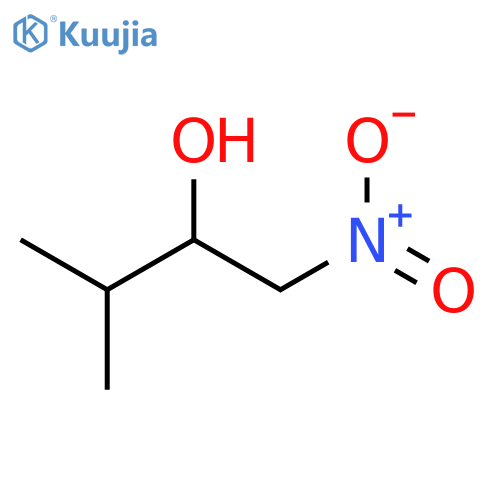 2-Butanol, 3-methyl-1-nitro-, (2S)- structure
