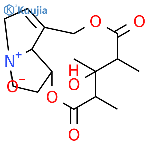 4-hydroxy-3,4,5-trimethyl-4,5,8,10,12,13,13a,13b-octahydro-2H-[1,6]dioxacycloundecino[2,3,4-gh]pyrrolizine-2,6(3H)-dione 11-oxide structure