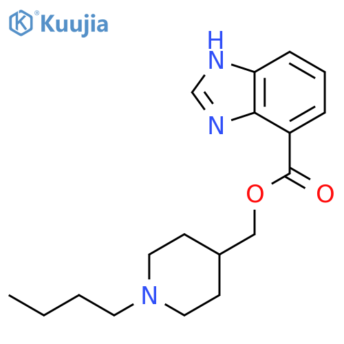 1H-Benzimidazole-4-carboxylic acid, (1-butyl-4-piperidinyl)methyl ester structure