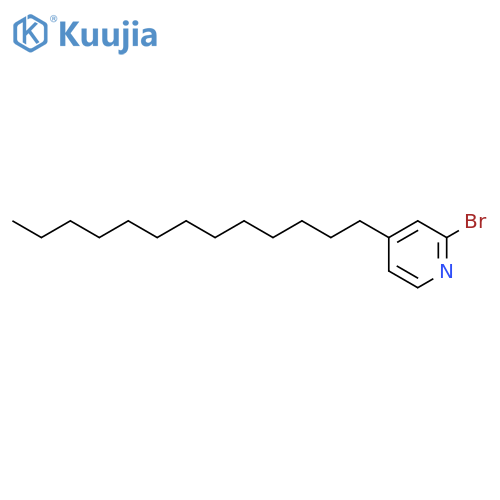 Pyridine, bromo-4-tridecyl- structure
