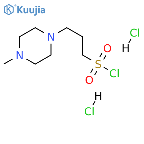 3-(4-methylpiperazin-1-yl)propane-1-sulfonyl chloride dihydrochloride structure