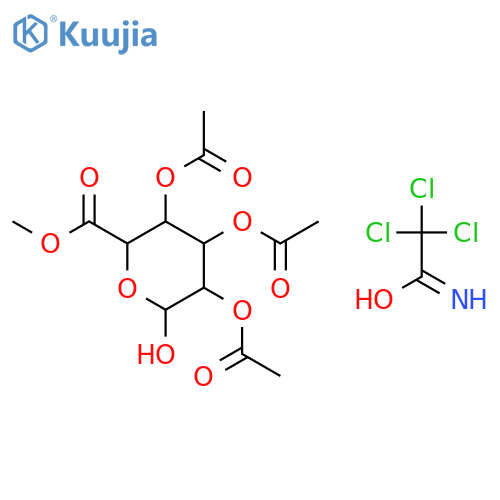 2,3,4-Tri-O-acetyl-b-D-glucuronic Acid Methyl Ester, Trichloroacetimidate structure