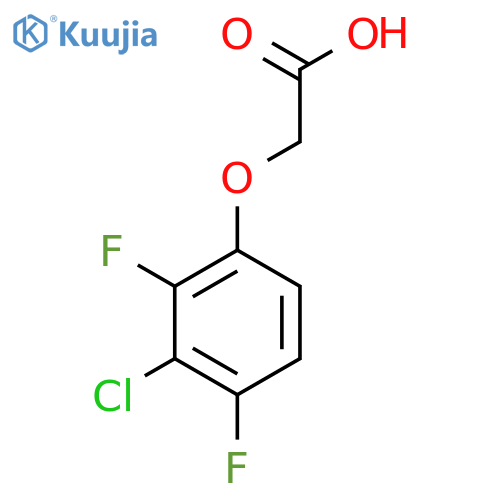 2-(3-chloro-2,4-difluorophenoxy)acetic acid structure