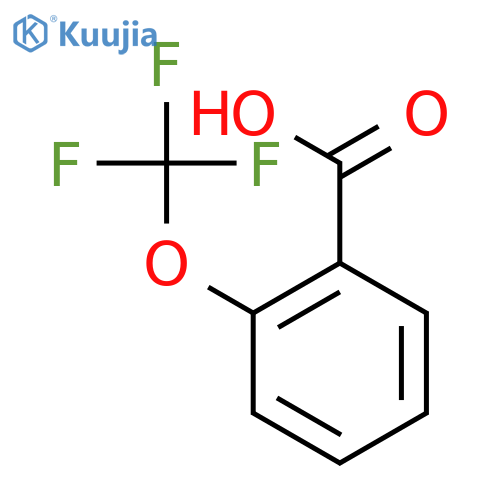 2-(Trifluoromethoxy)benzoic acid structure