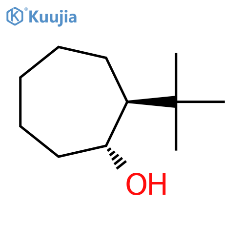 rac-(1R,2S)-2-tert-butylcycloheptan-1-ol structure