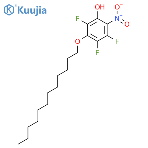 Phenol, 3-(dodecyloxy)-2,4,5-trifluoro-6-nitro- structure