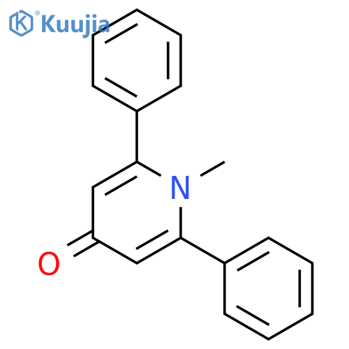 4(1H)-Pyridinone, 1-methyl-2,6-diphenyl- structure